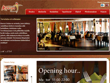 Tablet Screenshot of kaavyacuisine.com